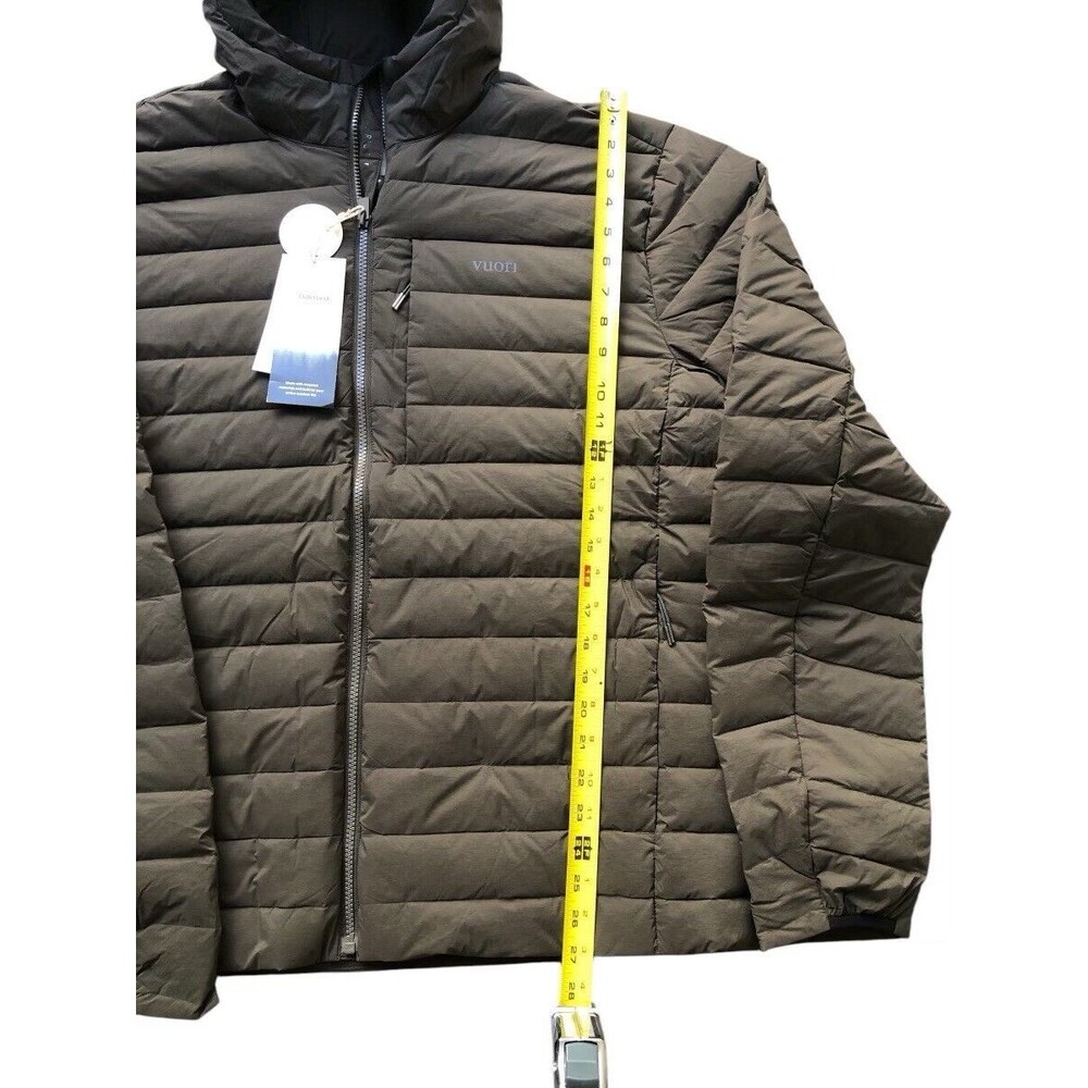 Vuori Men’s Steadfast Jacket Full Zip Puffer Hooded Outerwear Balsam Sz XL New - Picture 7 of 8